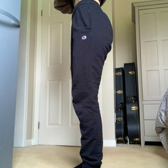 Champion Black Sweat Pants - Picture 2 of 5